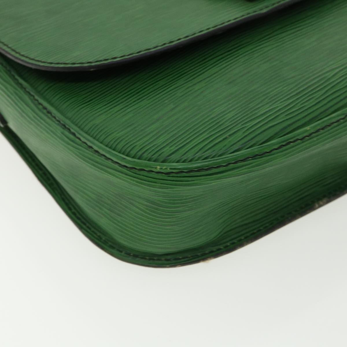 LOUIS VUITTON Epi Saint Cloud GM Shoulder Bag Green M52194 LV ep081