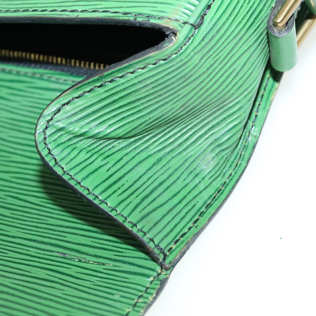 LOUIS VUITTON Epi Saint Cloud GM Shoulder Bag Green M52194 LV ep081