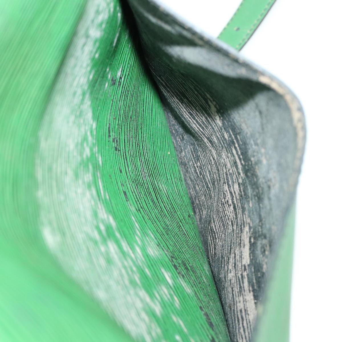 LOUIS VUITTON Epi Saint Cloud GM Shoulder Bag Green M52194 LV ep081