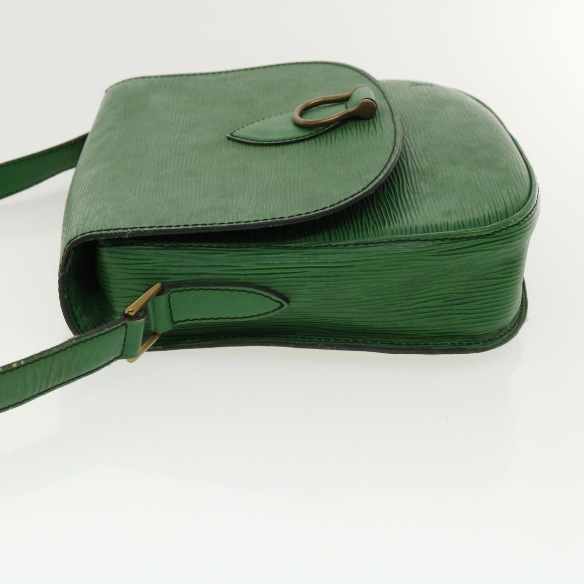 LOUIS VUITTON Epi Saint Cloud GM Shoulder Bag Green M52194 LV ep081