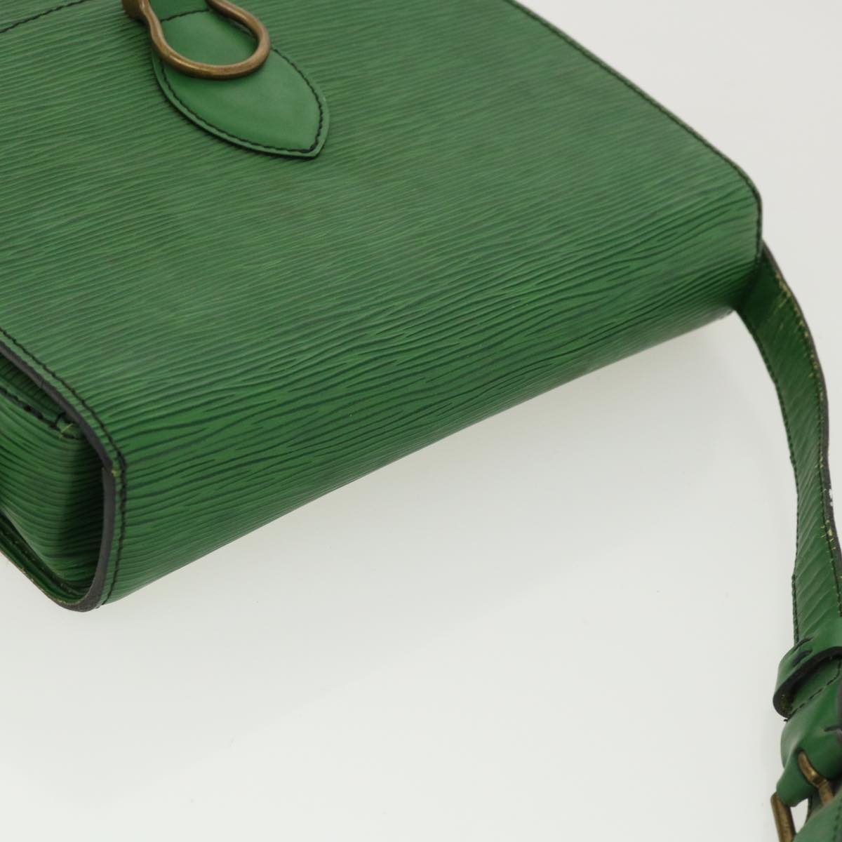 LOUIS VUITTON Epi Saint Cloud GM Shoulder Bag Green M52194 LV ep081