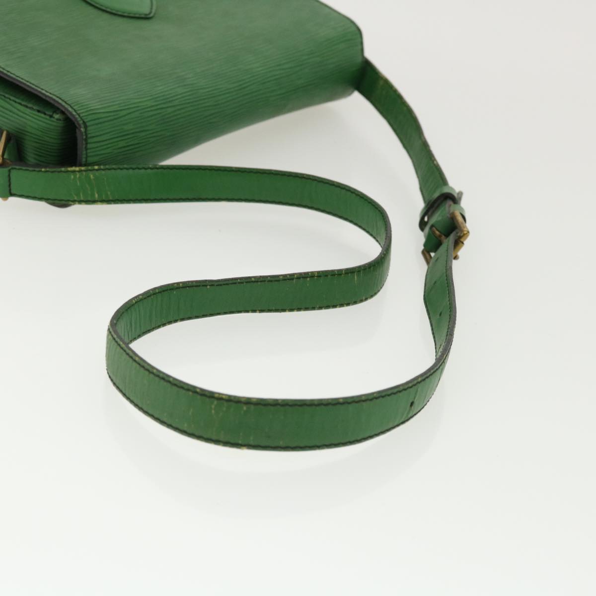 LOUIS VUITTON Epi Saint Cloud GM Shoulder Bag Green M52194 LV ep081