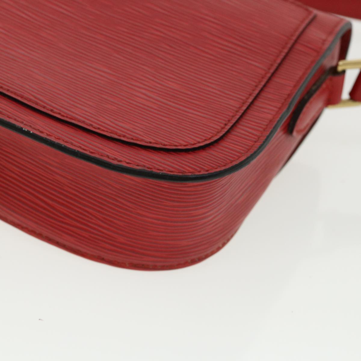 LOUIS VUITTON Epi Saint Cloud PM Shoulder Bag Red M52217 LV ep082