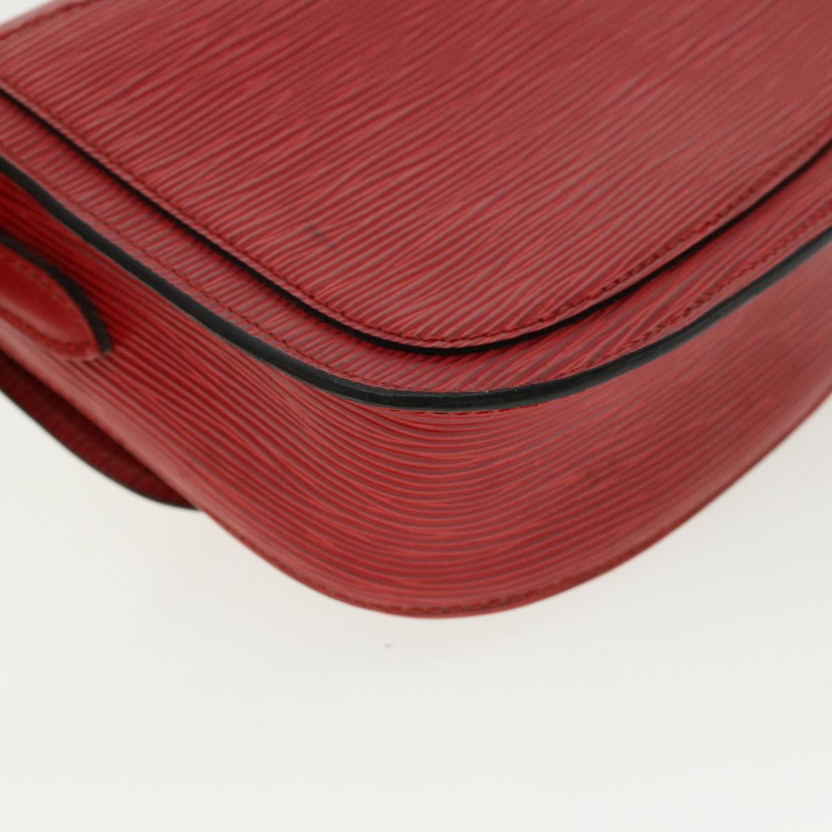 LOUIS VUITTON Epi Saint Cloud PM Shoulder Bag Red M52217 LV ep082