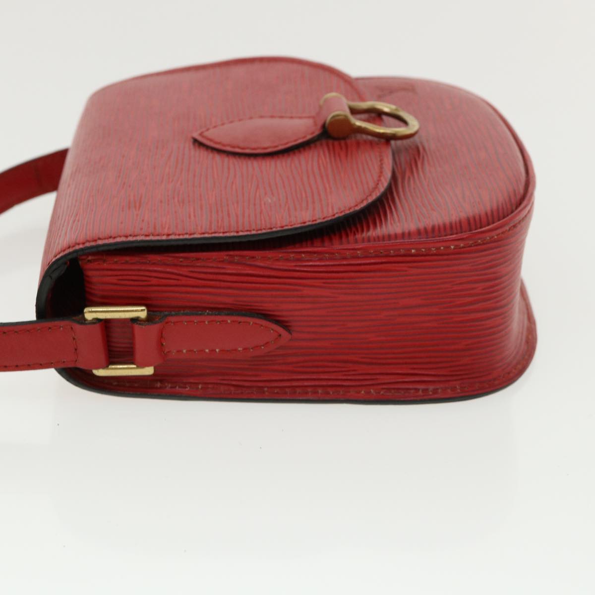 LOUIS VUITTON Epi Saint Cloud PM Shoulder Bag Red M52217 LV ep082