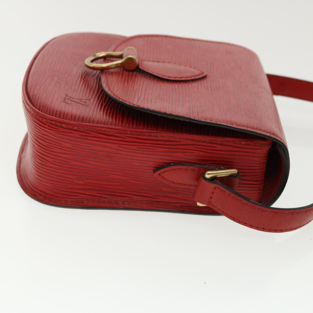 LOUIS VUITTON Epi Saint Cloud PM Shoulder Bag Red M52217 LV ep082