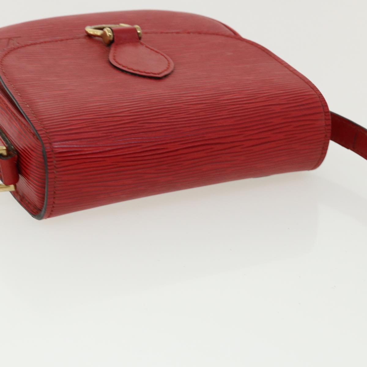 LOUIS VUITTON Epi Saint Cloud PM Shoulder Bag Red M52217 LV ep082