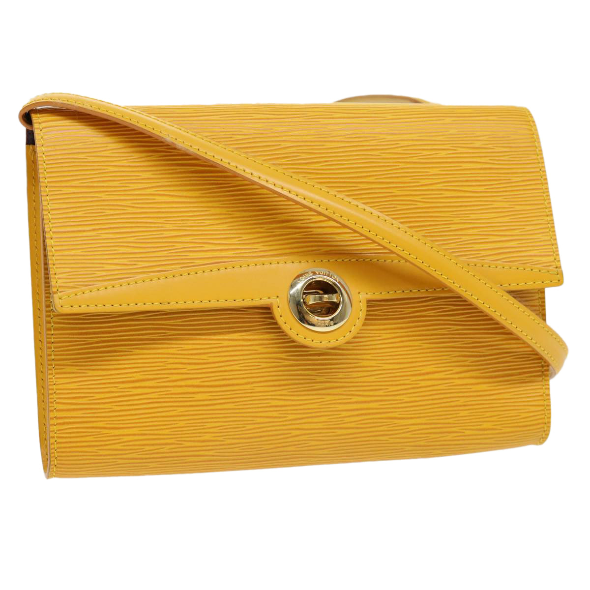 LOUIS VUITTON Epi Arsch Shoulder Bag Yellow M52579 LV ep097
