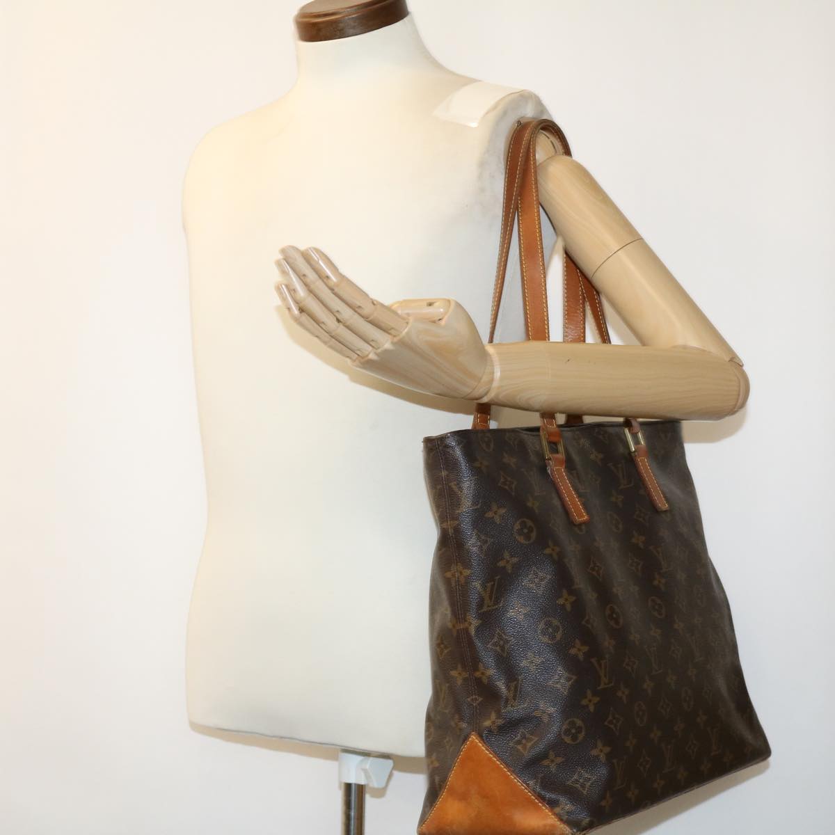 LOUIS VUITTON Monogram Cabas Mezzo Tote Bag M51151 LV ep126