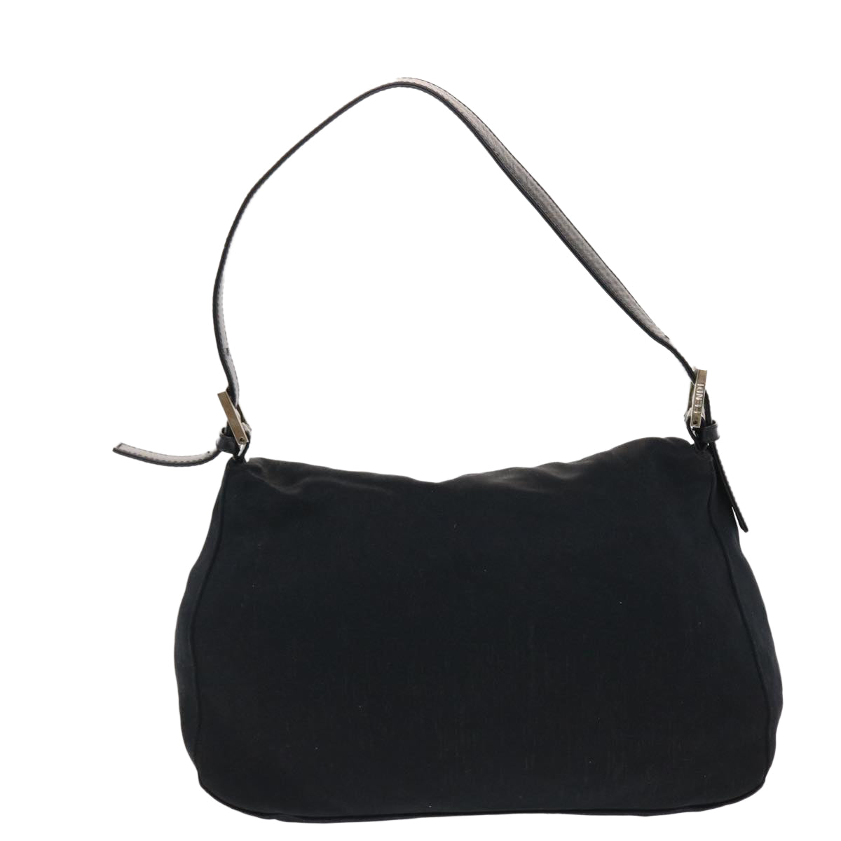 Luxury FendiMamma Baguette Shoulder Bag Nylon Blackep1270