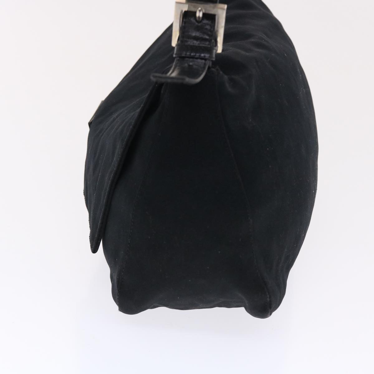 Luxury FendiMamma Baguette Shoulder Bag Nylon Blackep1270