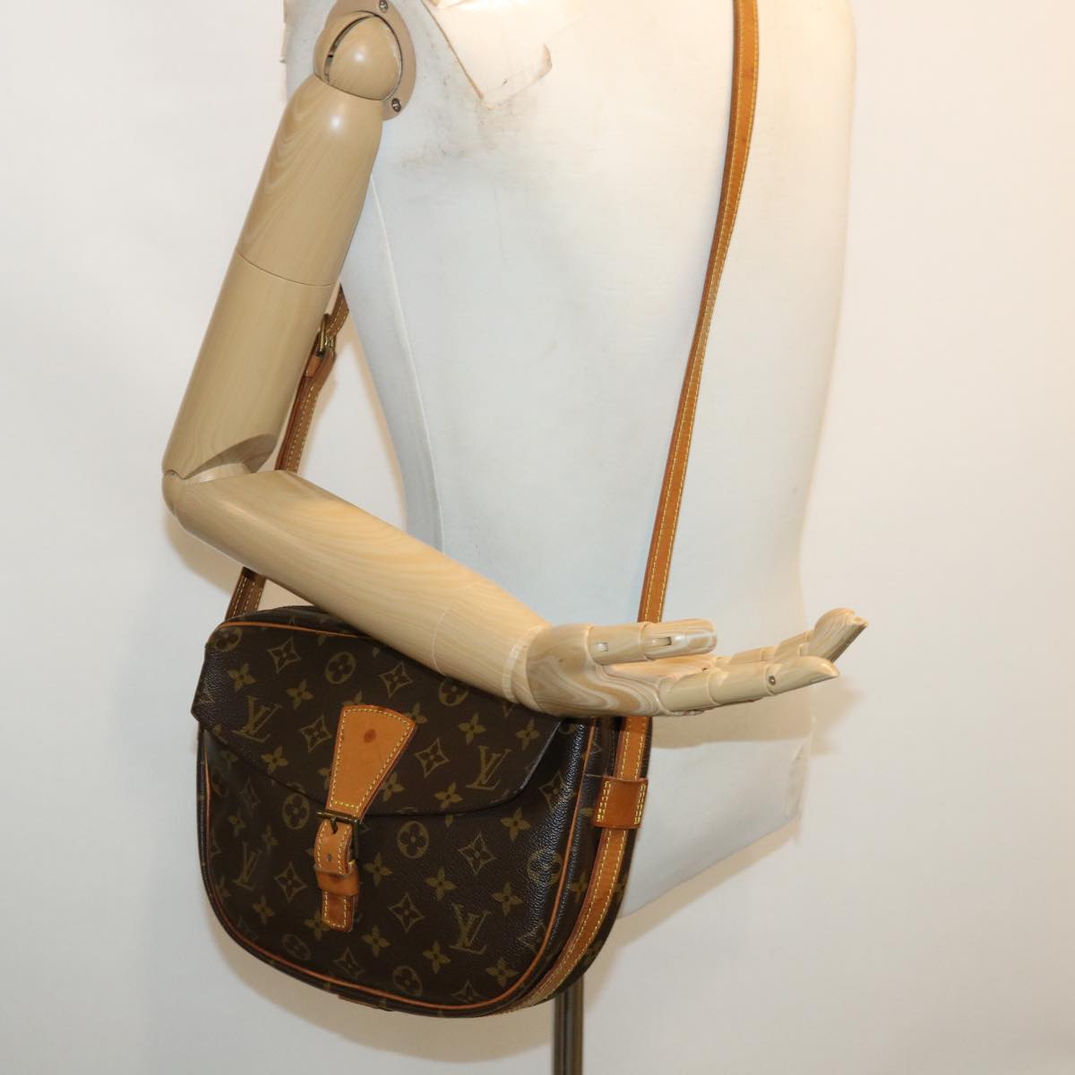LOUIS VUITTON Monogram Jeune Fille GM Shoulder Bag M51225 LV ep143