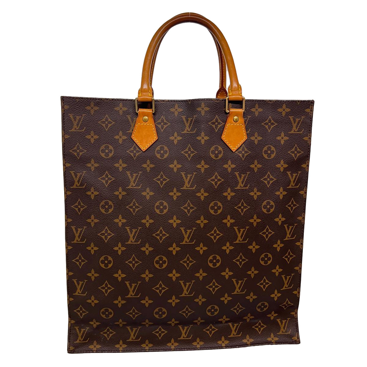LOUIS VUITTON Monogram Sac Plat Hand Bag M51140 LV ep149