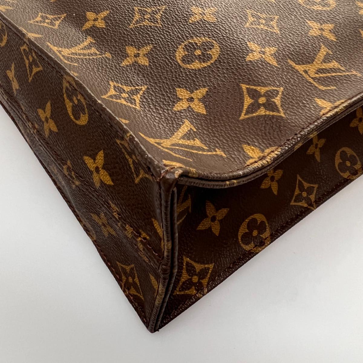 LOUIS VUITTON Monogram Sac Plat Hand Bag M51140 LV ep149