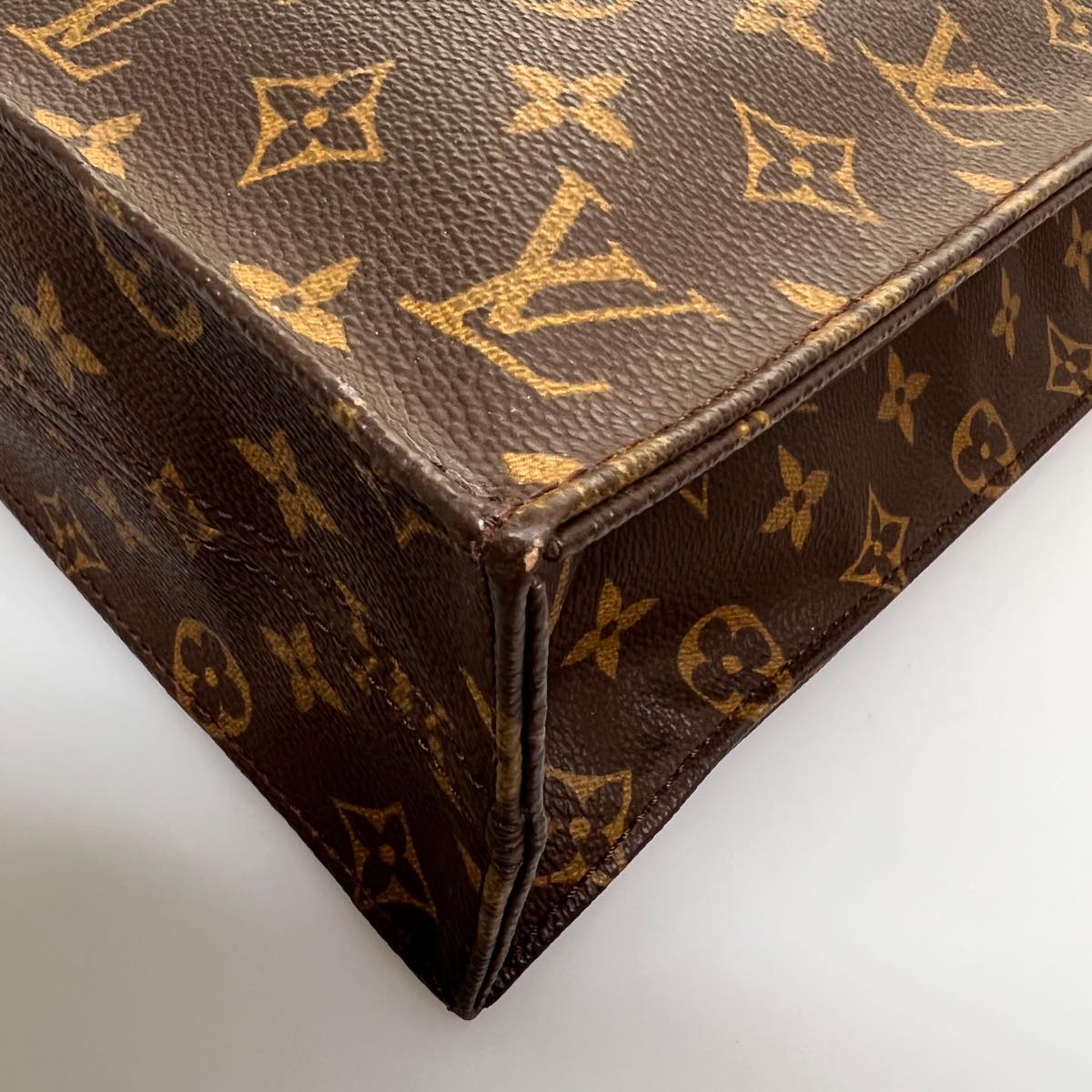 LOUIS VUITTON Monogram Sac Plat Hand Bag M51140 LV ep149