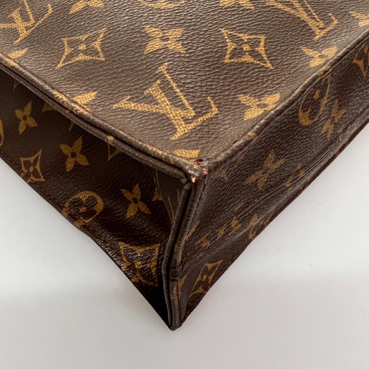 LOUIS VUITTON Monogram Sac Plat Hand Bag M51140 LV ep149