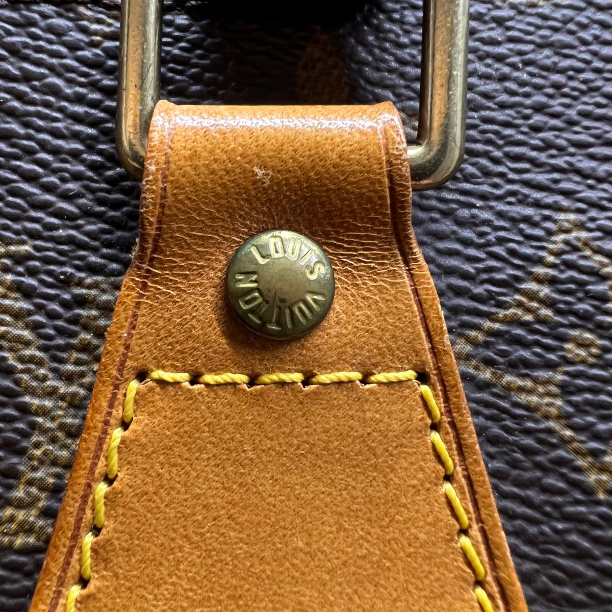 LOUIS VUITTON Monogram Sac Plat Hand Bag M51140 LV ep149