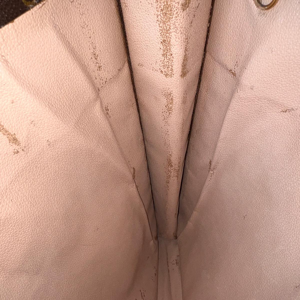 LOUIS VUITTON Monogram Sac Plat Hand Bag M51140 LV ep149