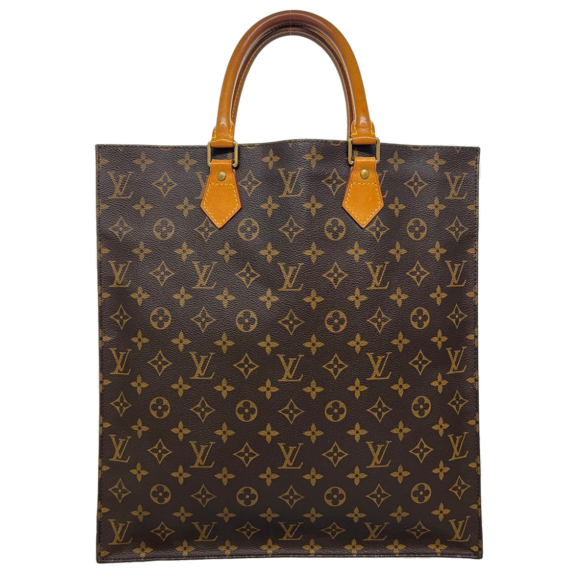 LOUIS VUITTON Monogram Sac Plat Hand Bag M51140 LV ep149