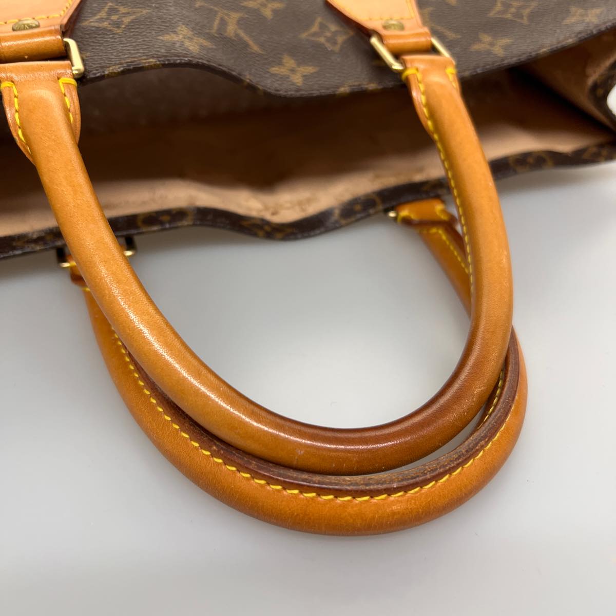 LOUIS VUITTON Monogram Sac Plat Hand Bag M51140 LV ep149