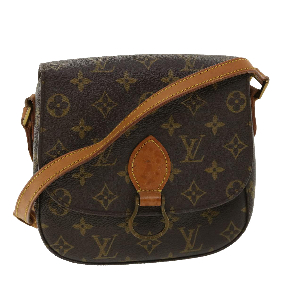 LOUIS VUITTON Monogram Saint Cloud PM Shoulder Bag M51244 LV ep161
