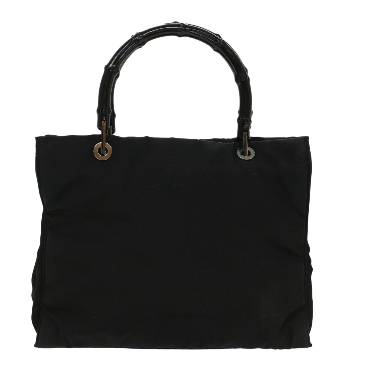 Luxury Gucci Bamboo Hand Bag Canvas Black 002 1016  ep1617