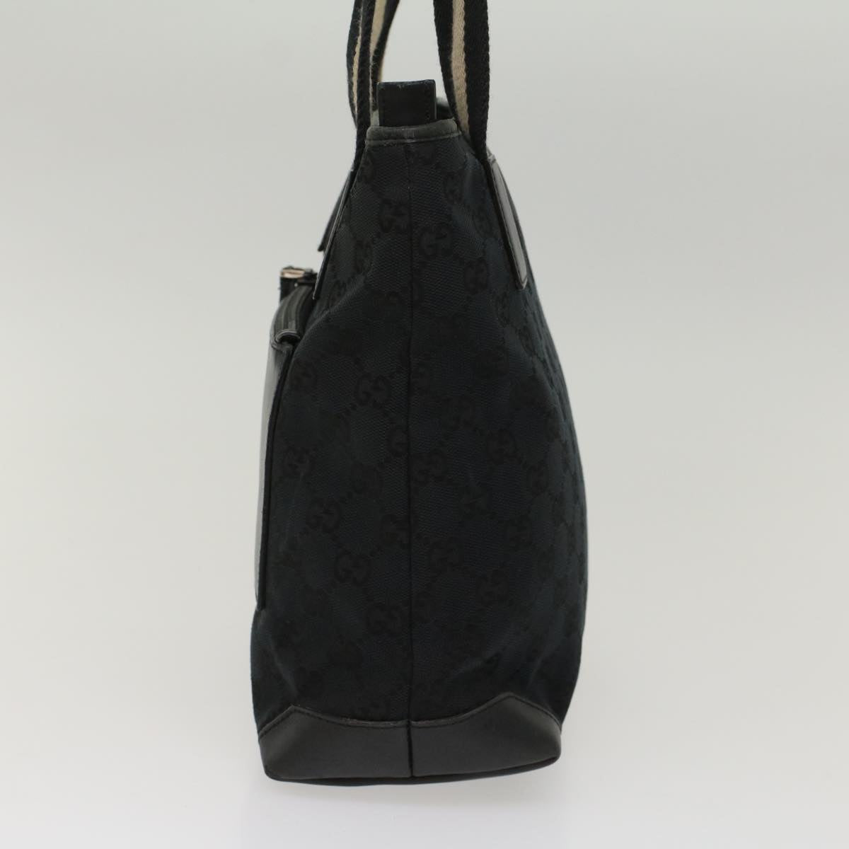 Luxury Gucci GG Canvas Sherry Line Shoulder Bag Black White 019 0402 1705  ep1668