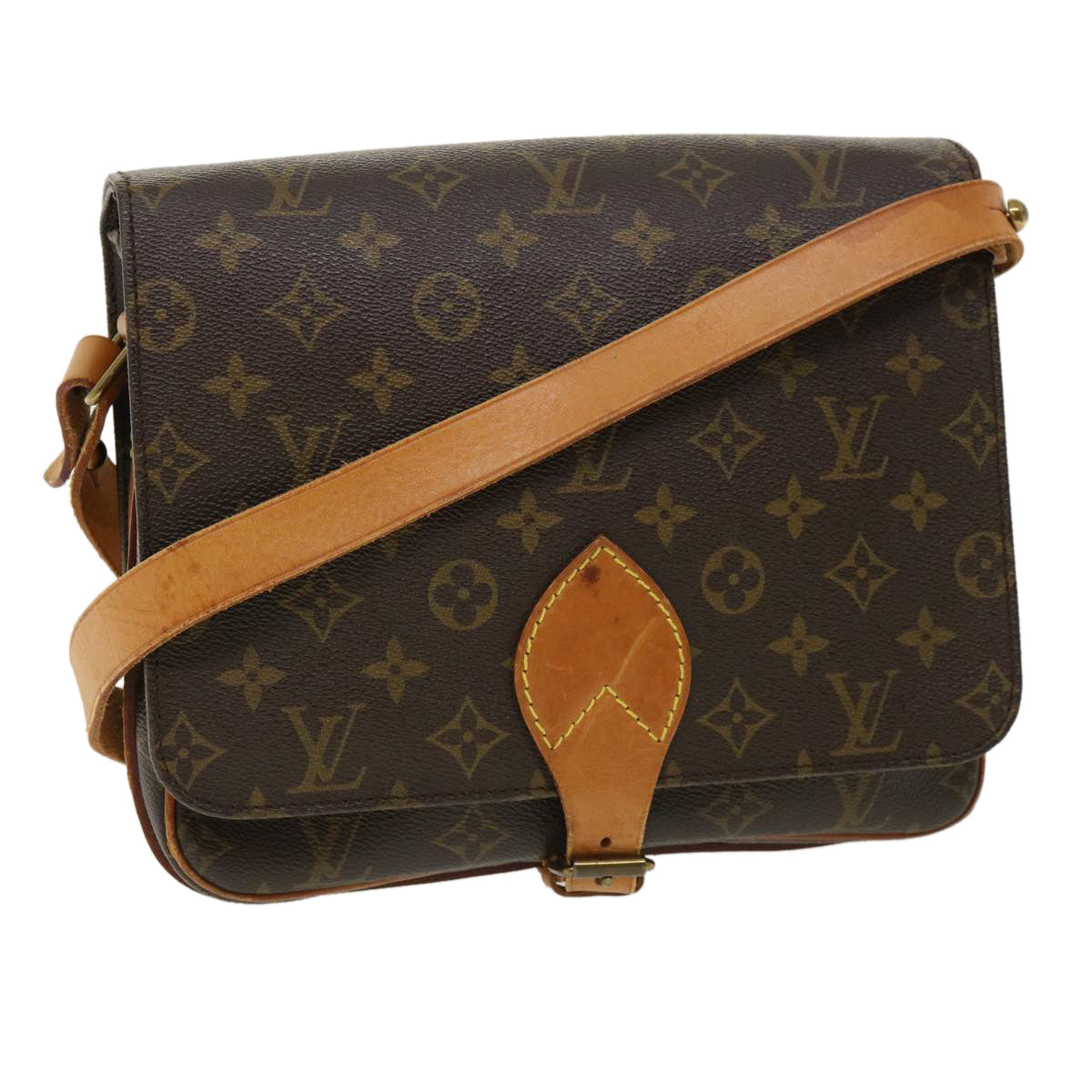 LOUIS VUITTON Monogram Cartouchiere GM Shoulder Bag M51252 LV ep169
