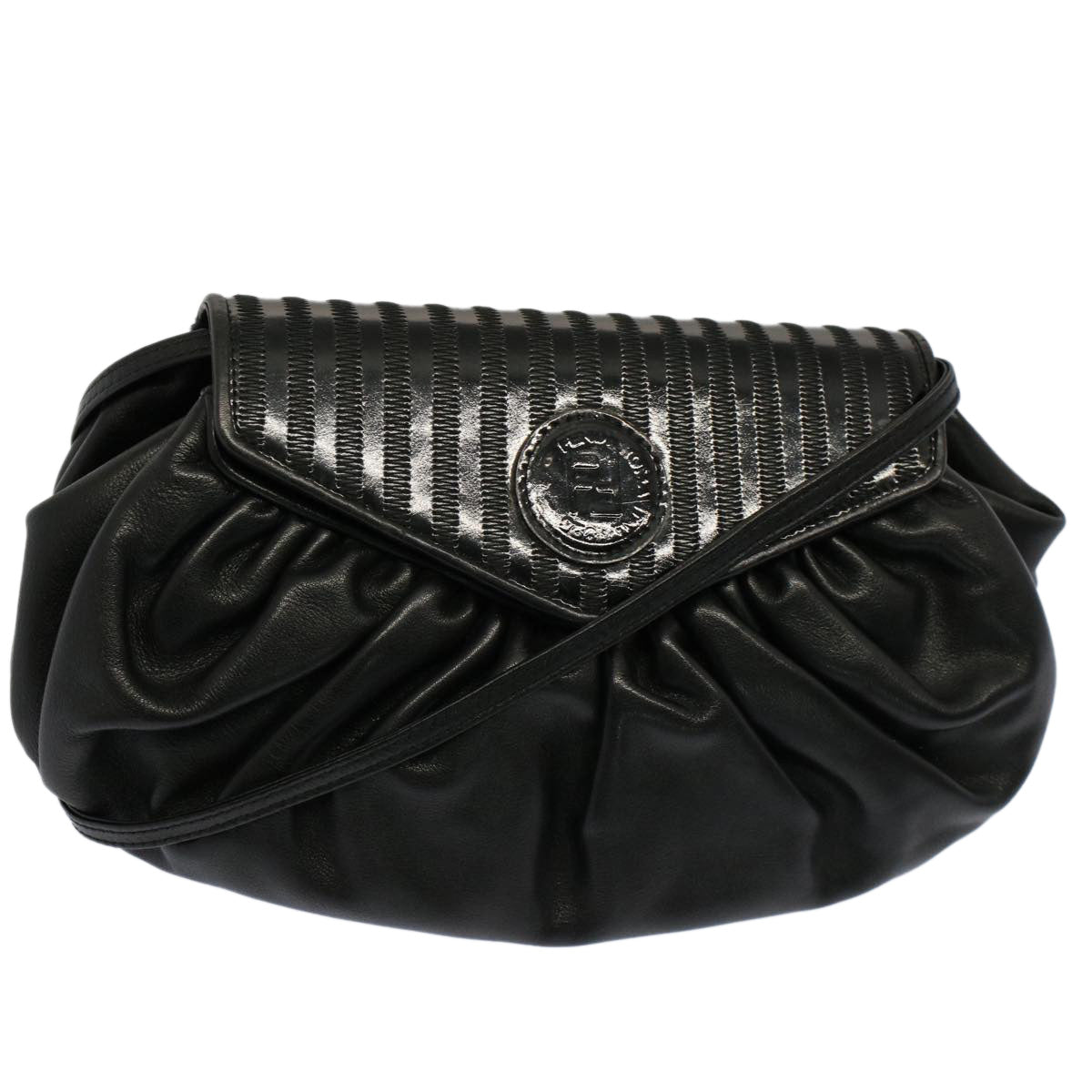 Luxury FendiShoulder Bag Leather Blackep1697