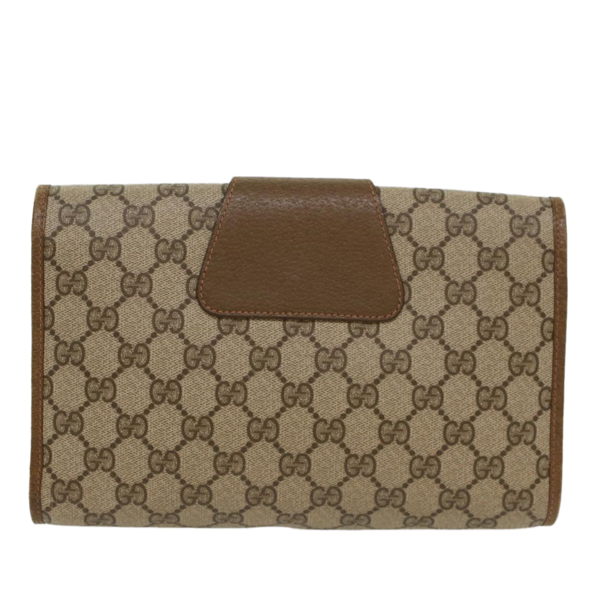 Luxury Gucci GG Canvas Web Sherry Line Clutch Bag Beige Red Green 89 01 030  ep1704