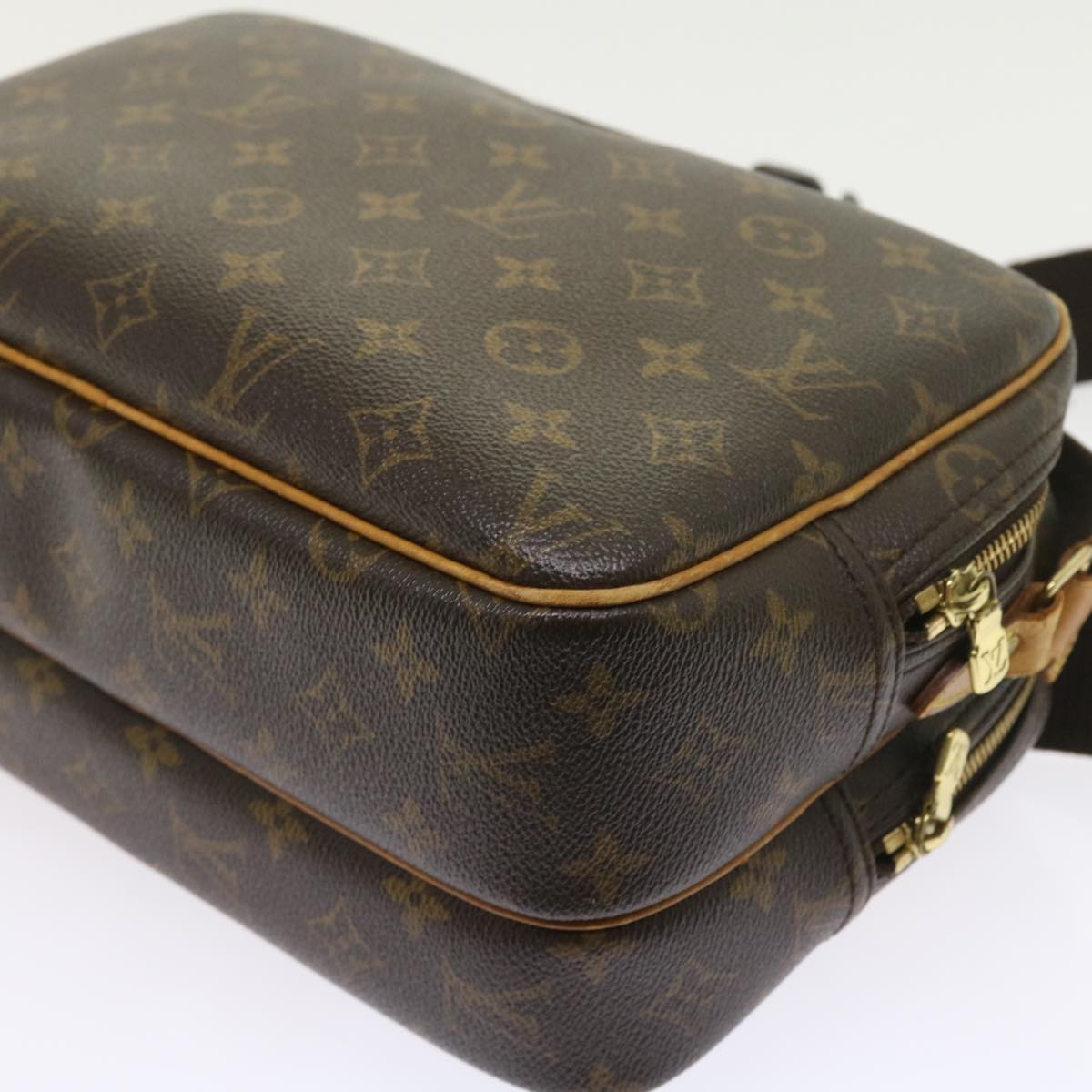 LOUIS VUITTON Monogram Reporter PM Shoulder Bag M45254 LV ep1739