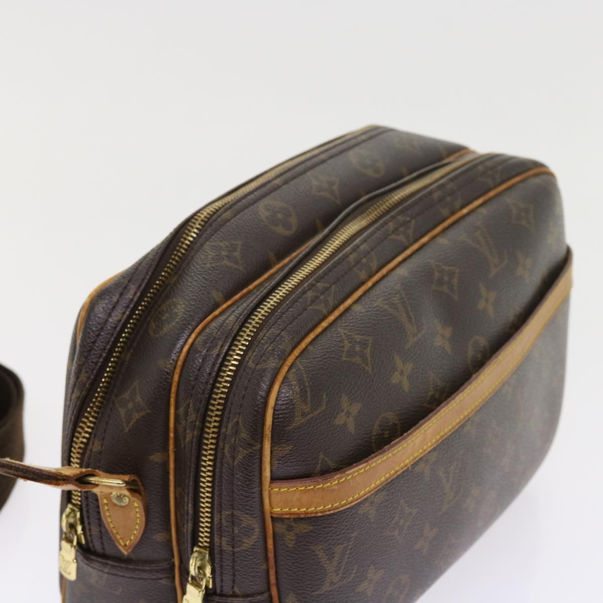 LOUIS VUITTON Monogram Reporter PM Shoulder Bag M45254 LV ep1739
