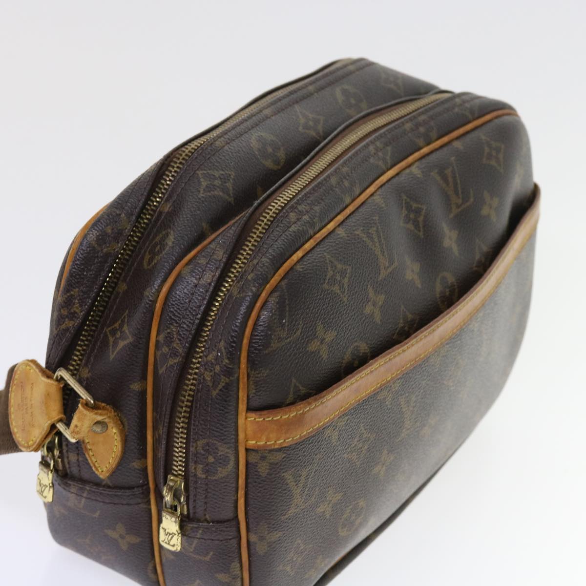 LOUIS VUITTON Monogram Reporter PM Shoulder Bag M45254 LV ep1740