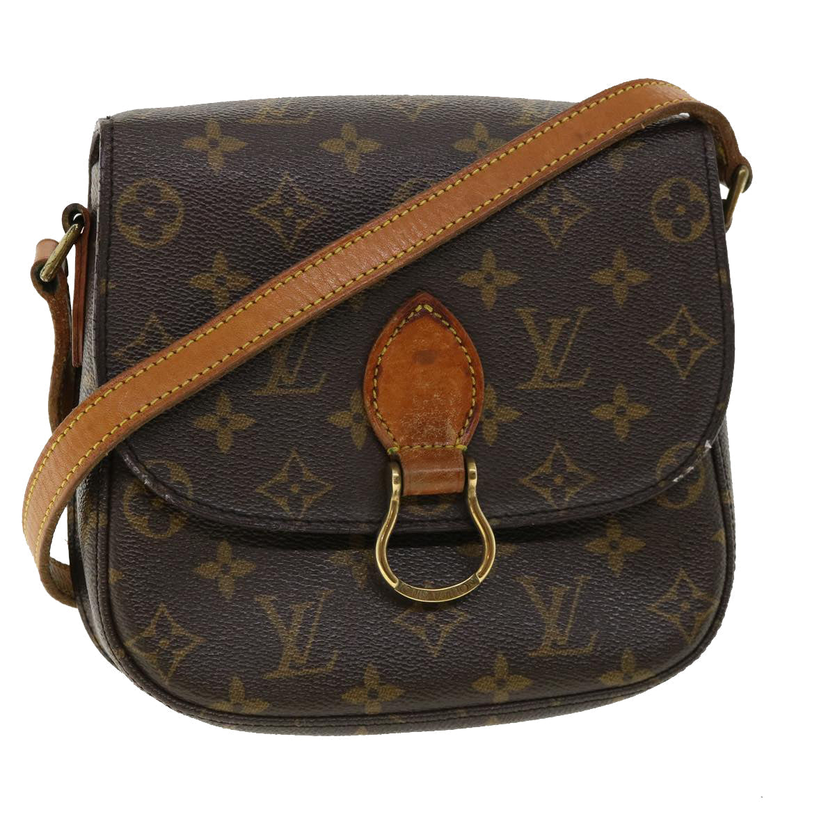 LOUIS VUITTON Monogram Saint Cloud PM Shoulder Bag M51244 LV ep175