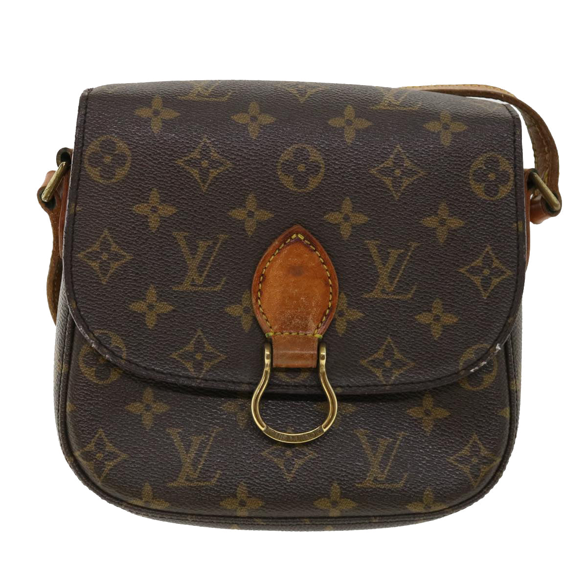 LOUIS VUITTON Monogram Saint Cloud PM Shoulder Bag M51244 LV ep175