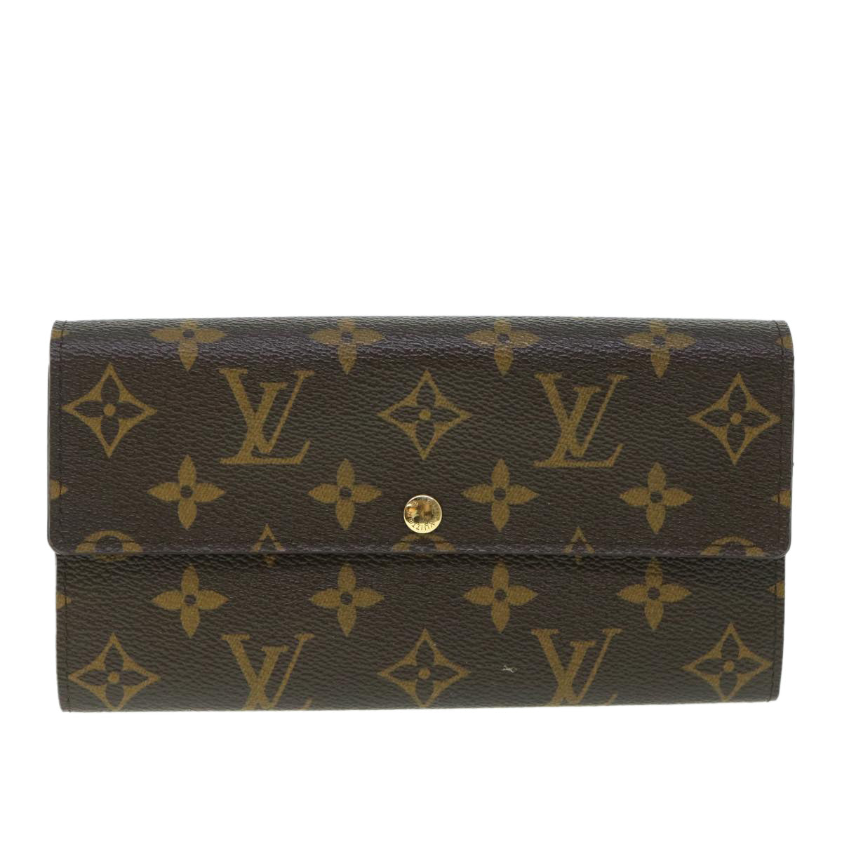 LOUIS VUITTON Monogram Portefeuille Sarah Long Wallet M61734 LV ep1752