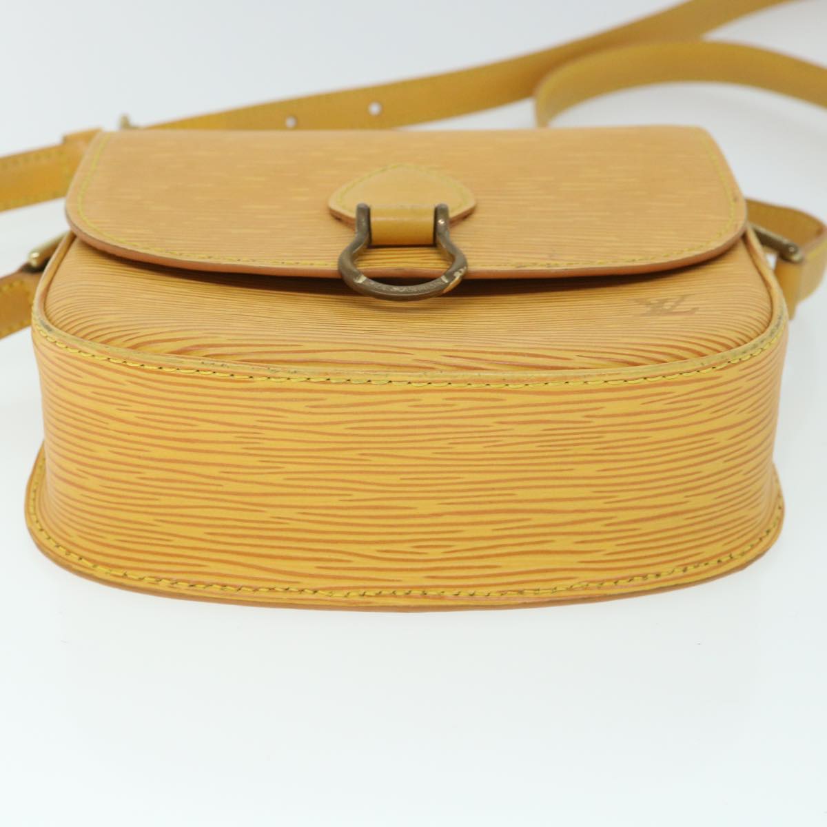 LOUIS VUITTON Epi Saint Cloud PM Shoulder Bag Yellow M52219 LV ep1754