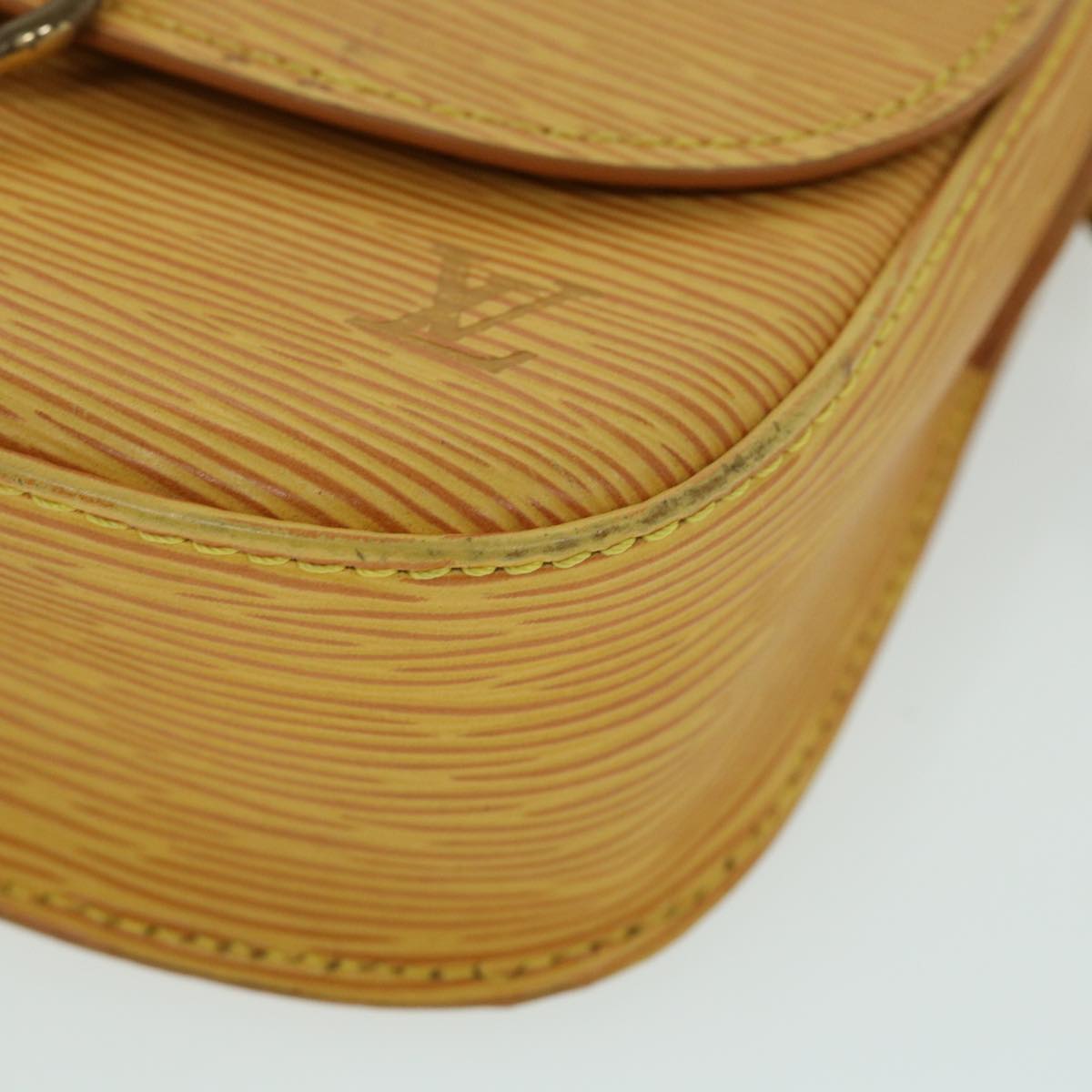 LOUIS VUITTON Epi Saint Cloud PM Shoulder Bag Yellow M52219 LV ep1754