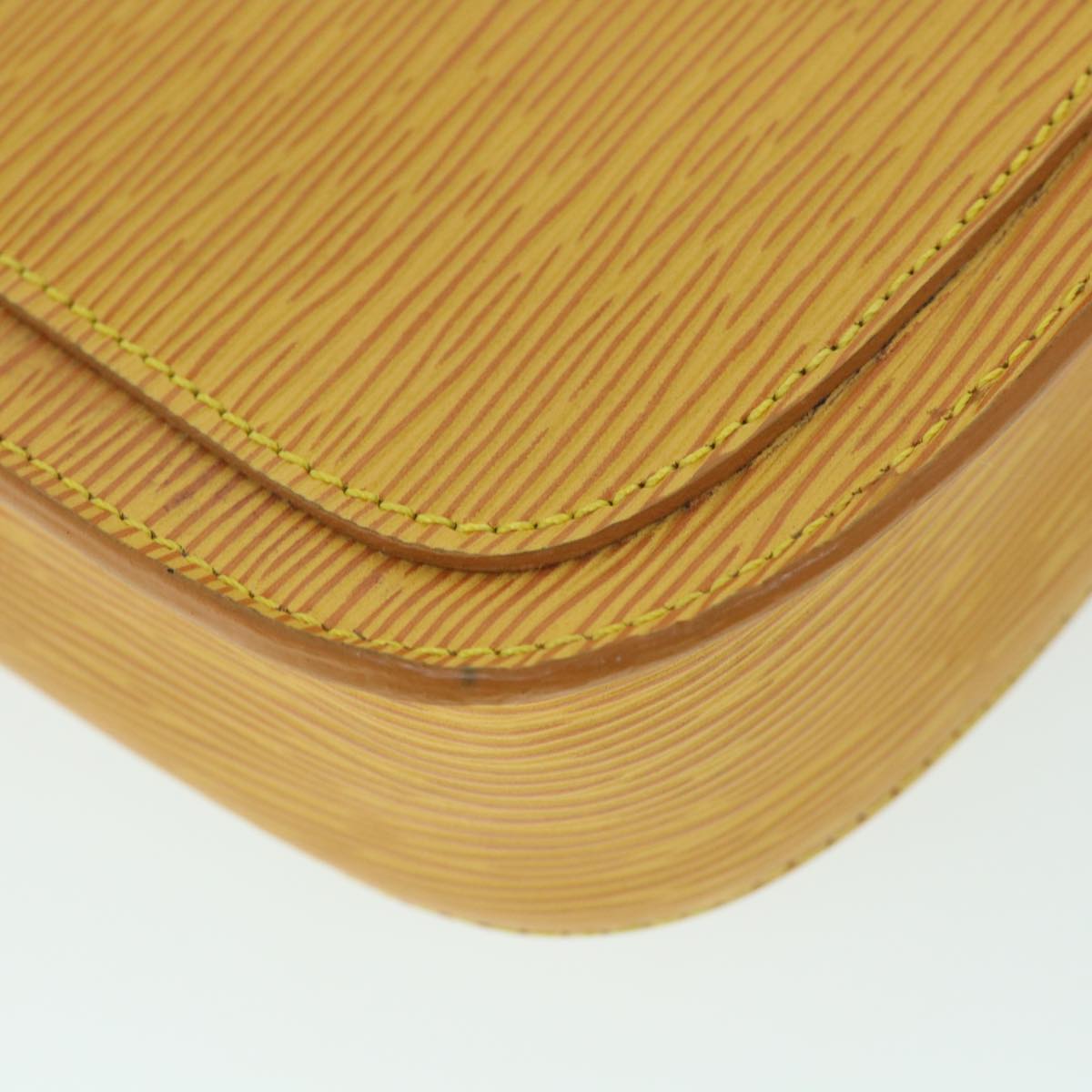 LOUIS VUITTON Epi Saint Cloud PM Shoulder Bag Yellow M52219 LV ep1754