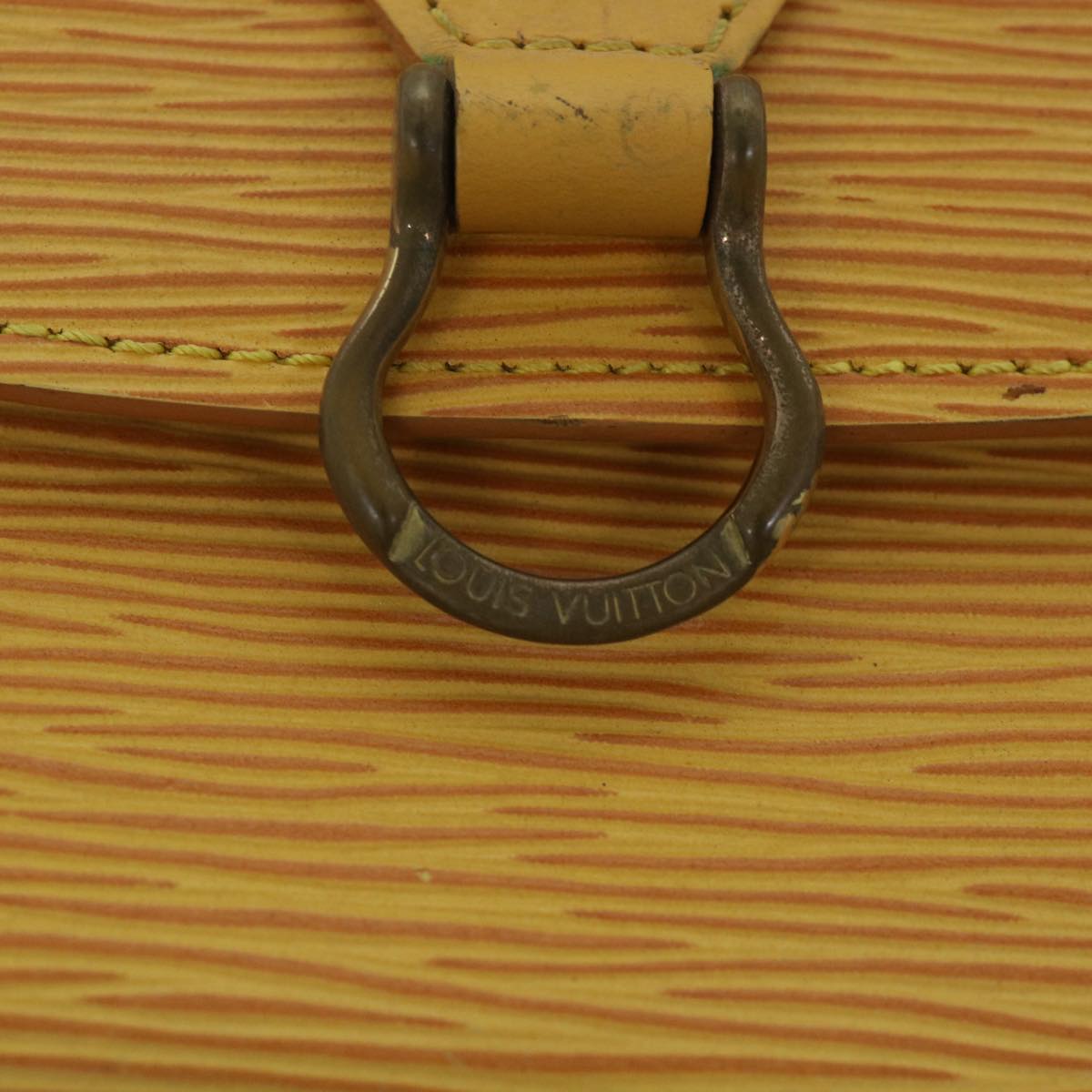 LOUIS VUITTON Epi Saint Cloud PM Shoulder Bag Yellow M52219 LV ep1754