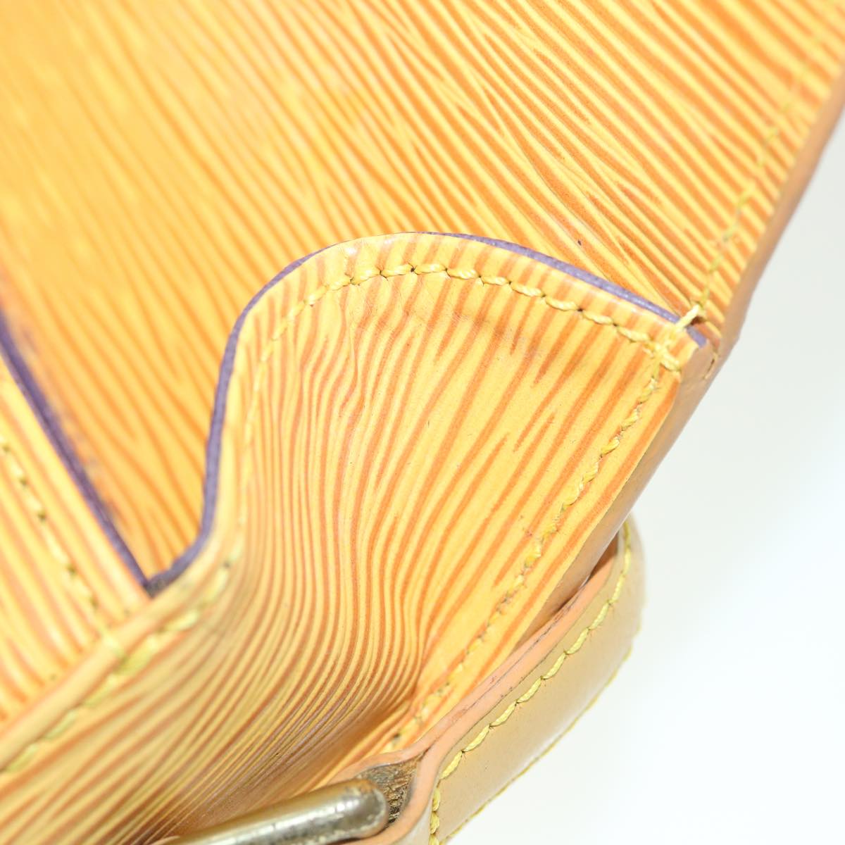LOUIS VUITTON Epi Saint Cloud PM Shoulder Bag Yellow M52219 LV ep1754