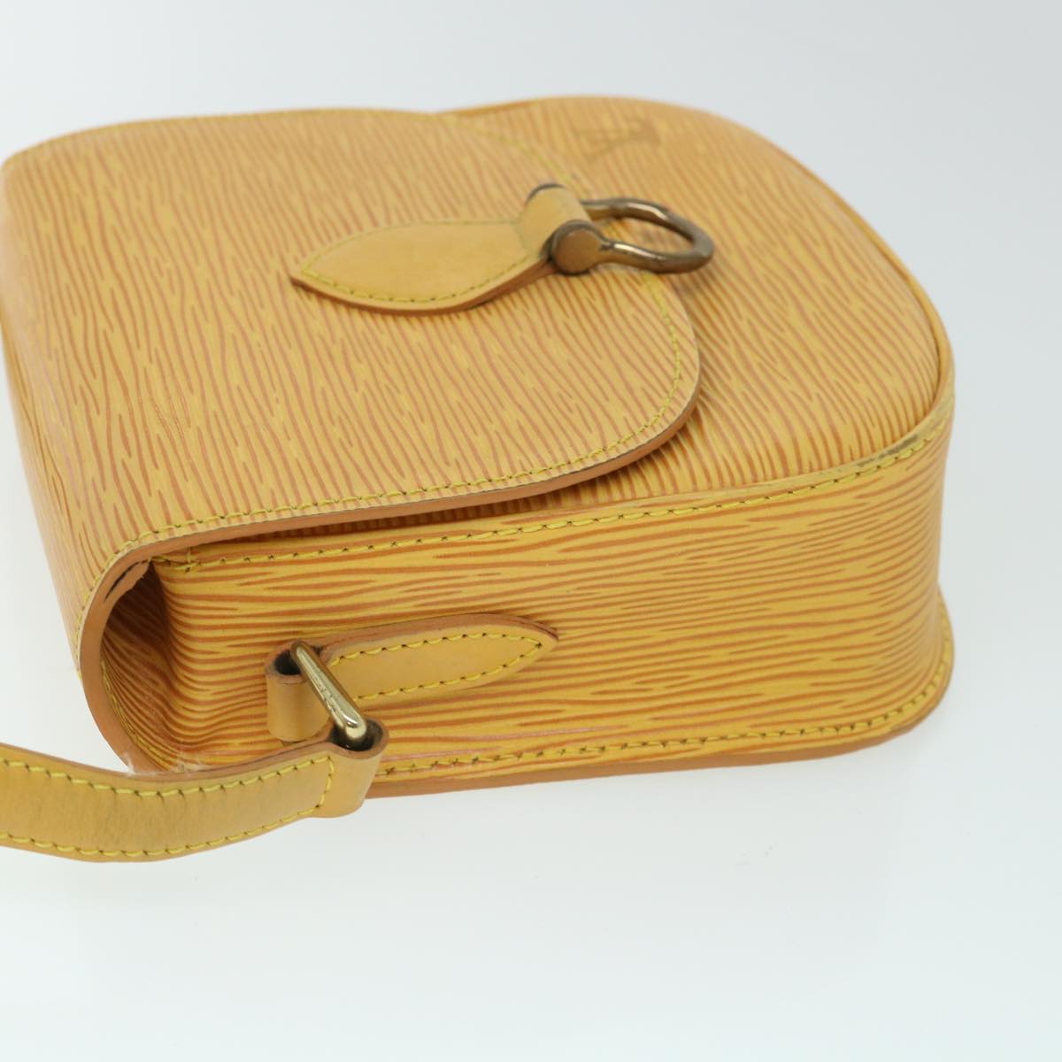 LOUIS VUITTON Epi Saint Cloud PM Shoulder Bag Yellow M52219 LV ep1754