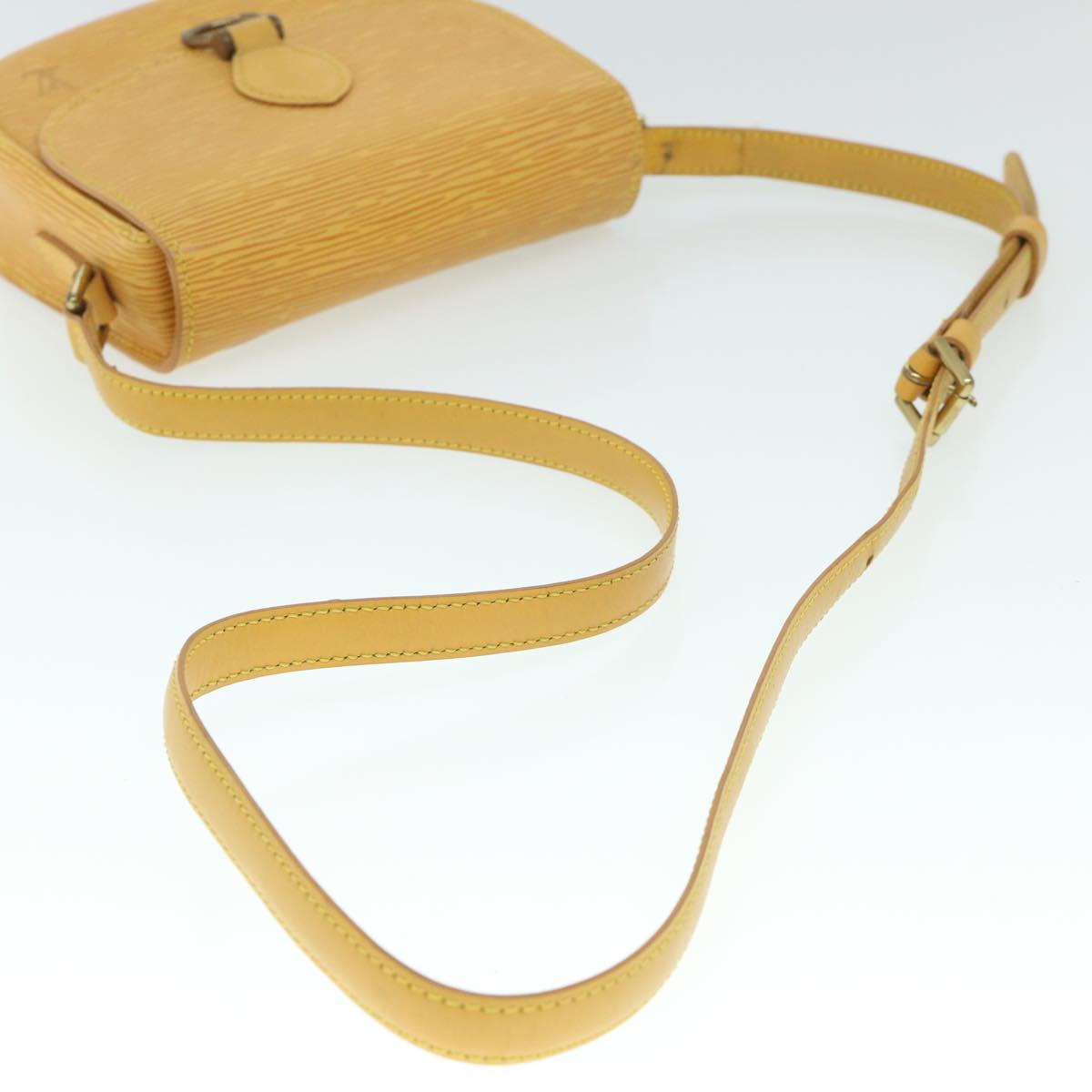 LOUIS VUITTON Epi Saint Cloud PM Shoulder Bag Yellow M52219 LV ep1754