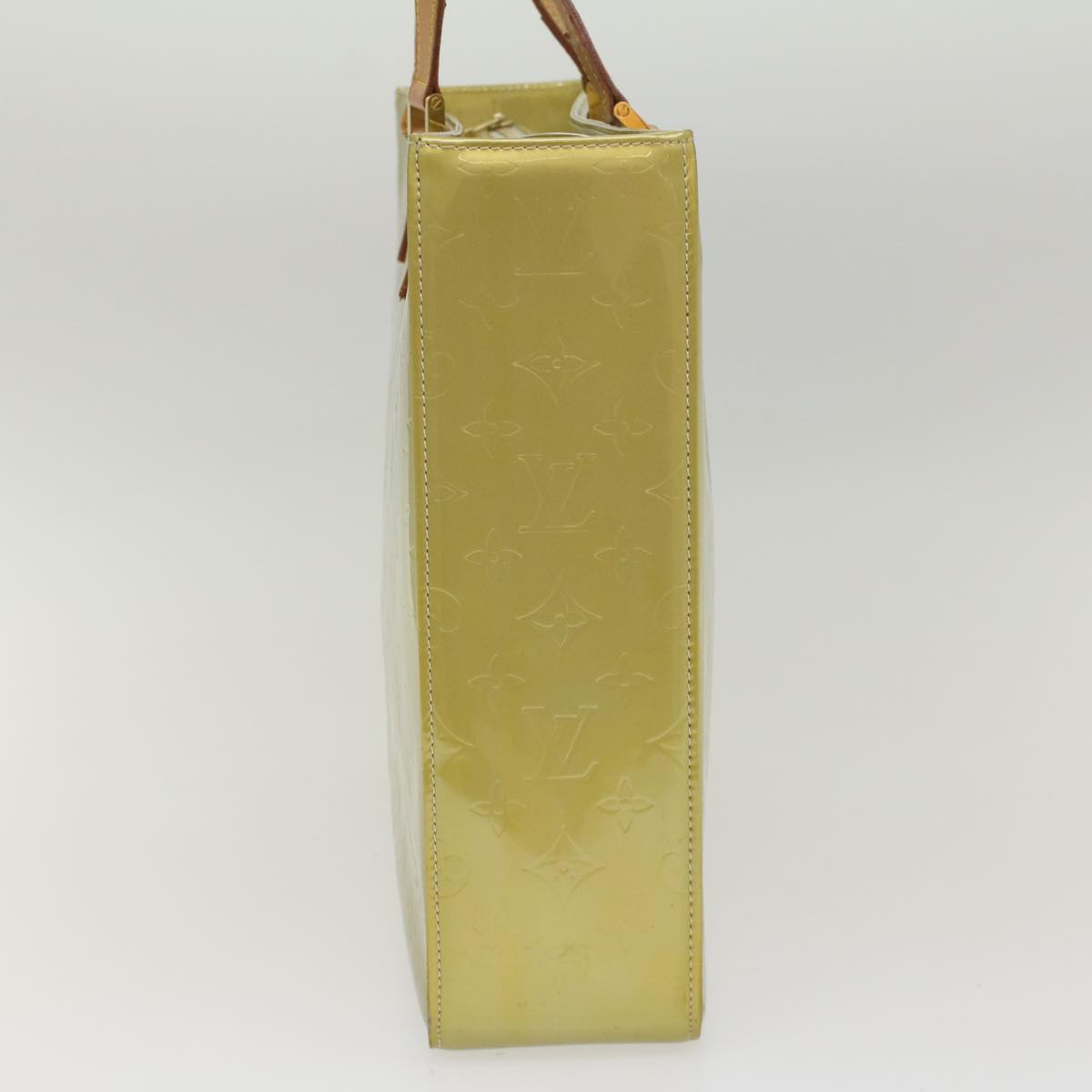 LOUIS VUITTON Monogram Vernis Columbus Tote Bag Gris M91028 LV ep1759