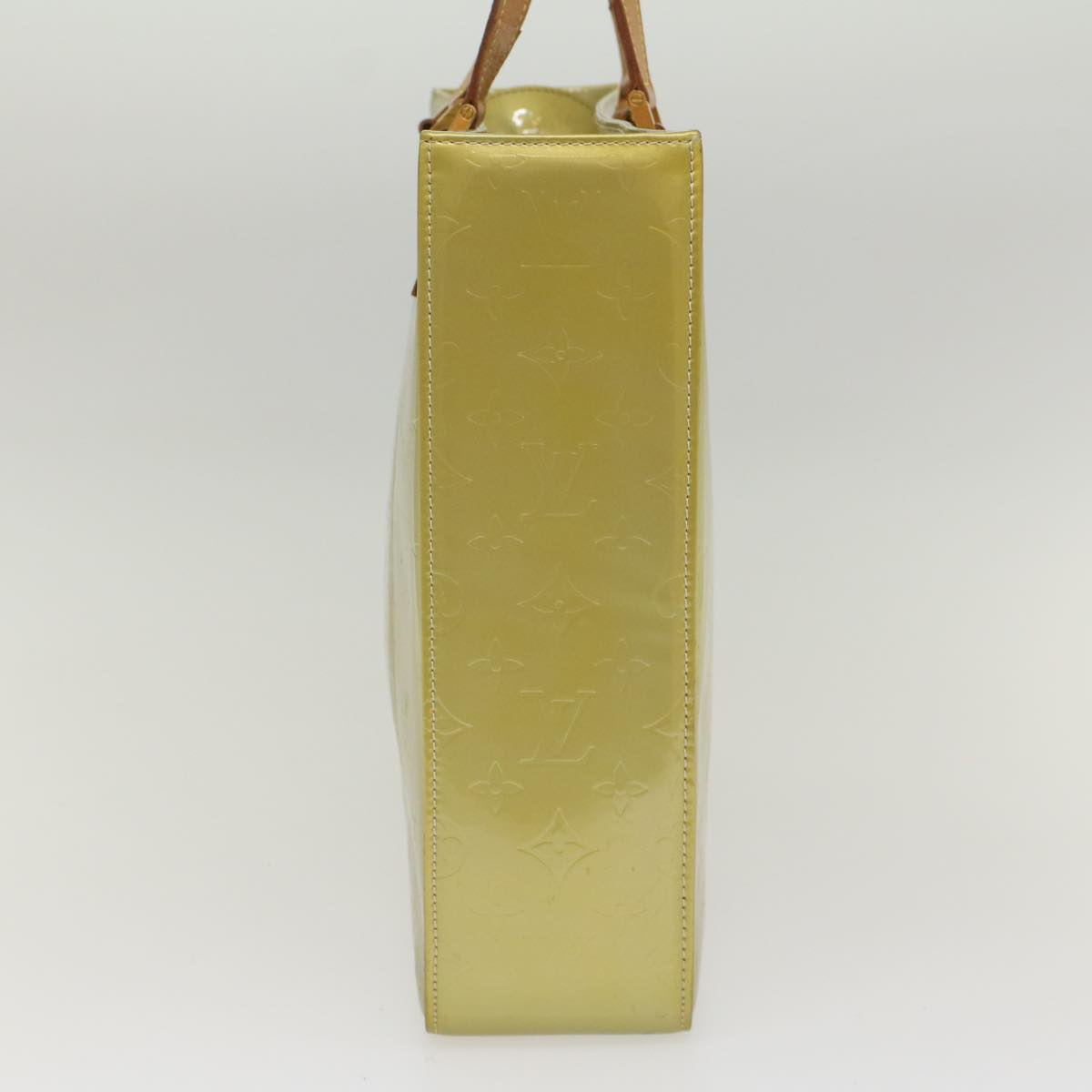 LOUIS VUITTON Monogram Vernis Columbus Tote Bag Gris M91028 LV ep1759