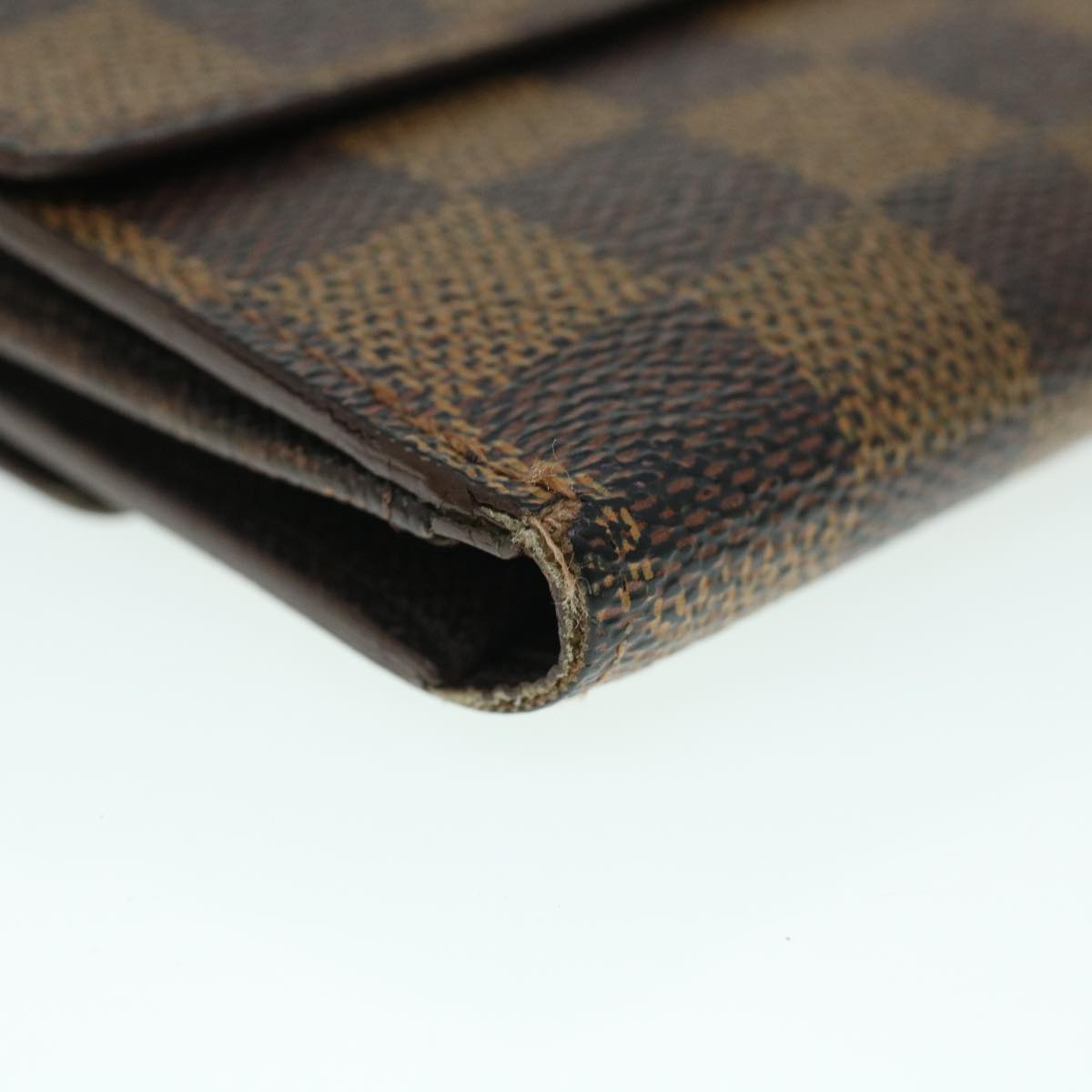 LOUIS VUITTON Damier Ebene Porte Monnaie Billets Cartes N61652 LV ep1764