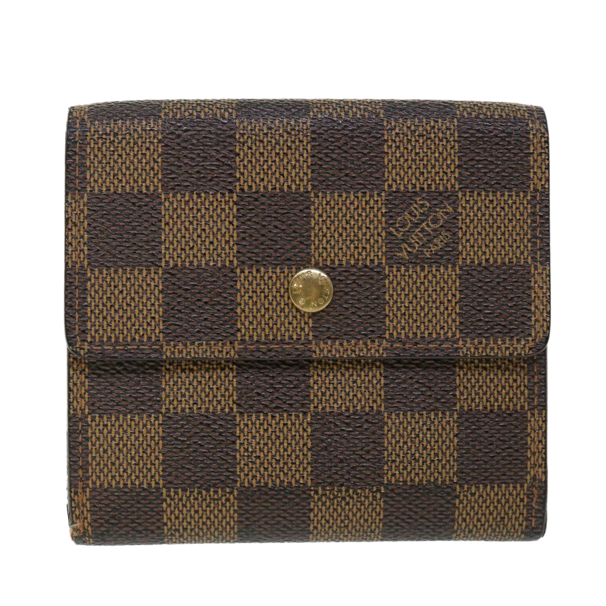 LOUIS VUITTON Damier Ebene Porte Monnaie Billets Cartes N61652 LV ep1764