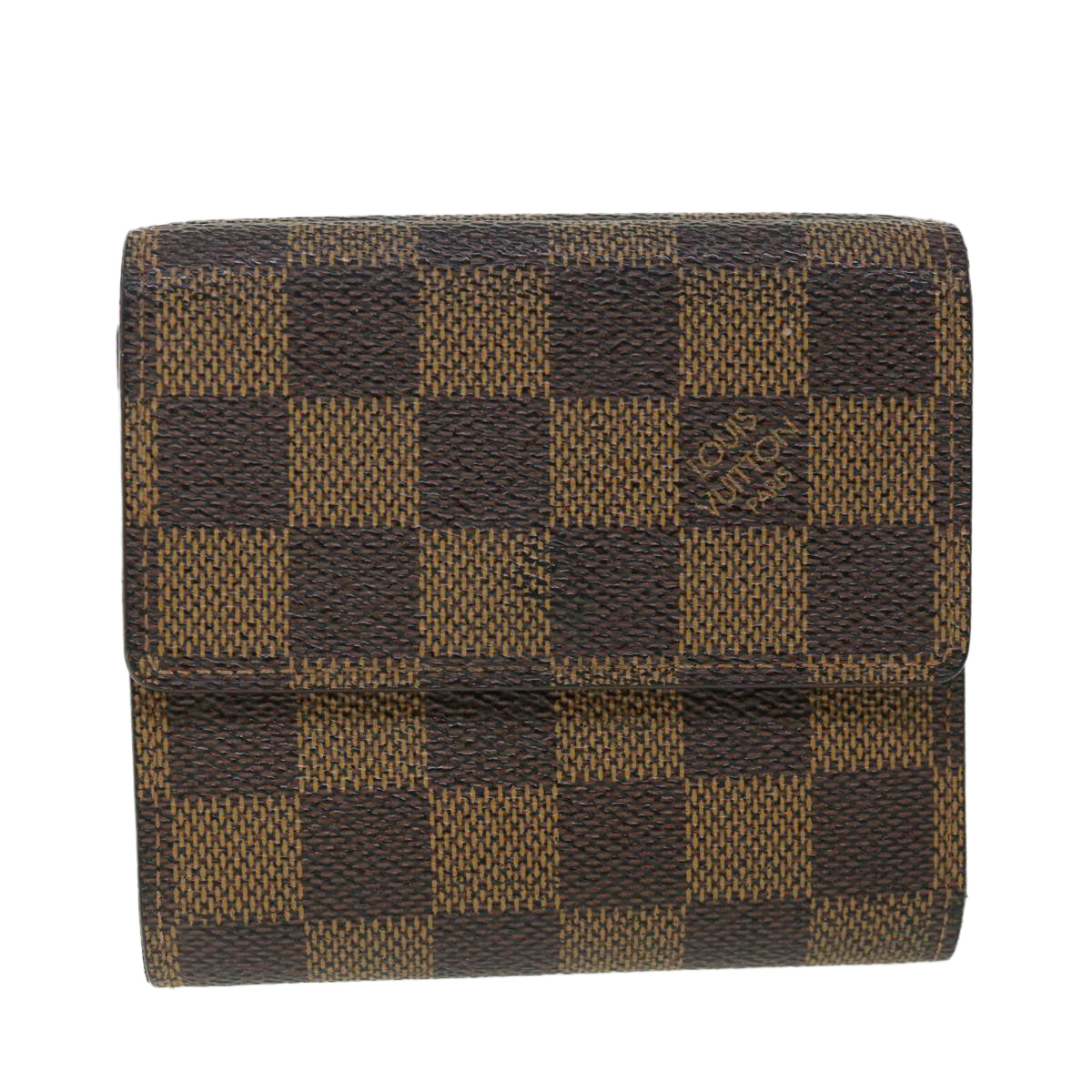 LOUIS VUITTON Damier Ebene Porte Monnaie Billets Cartes N61652 LV ep1764