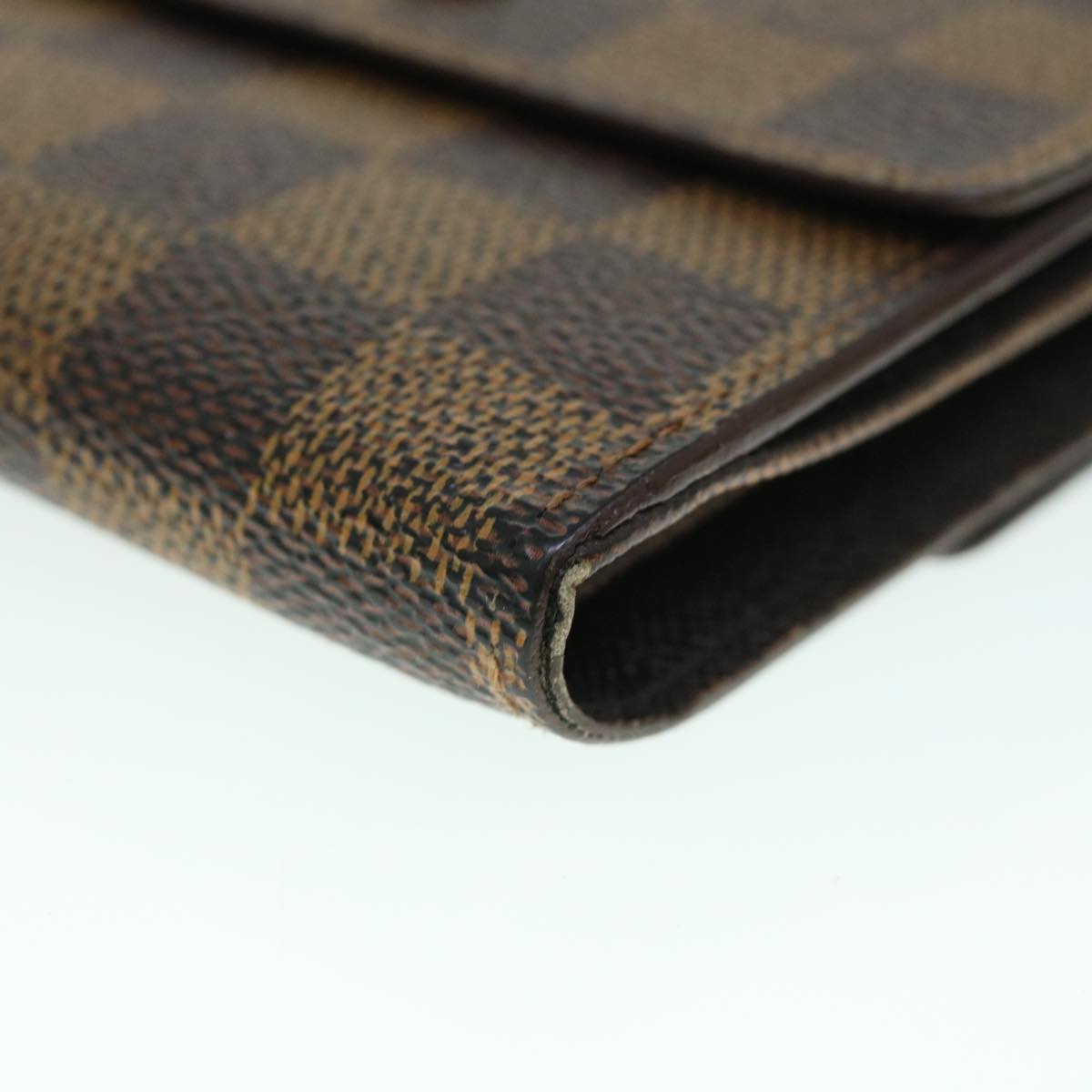 LOUIS VUITTON Damier Ebene Porte Monnaie Billets Cartes N61652 LV ep1764