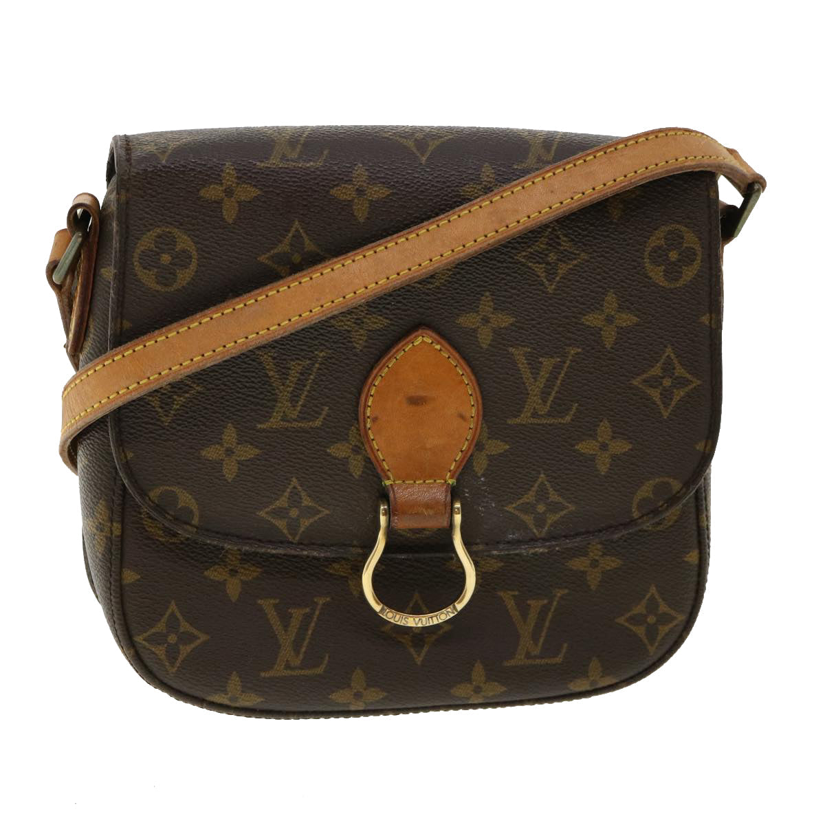 LOUIS VUITTON Monogram Saint Cloud PM Shoulder Bag M51244 LV ep178